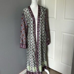 Zara kimono multi colored print size S/M